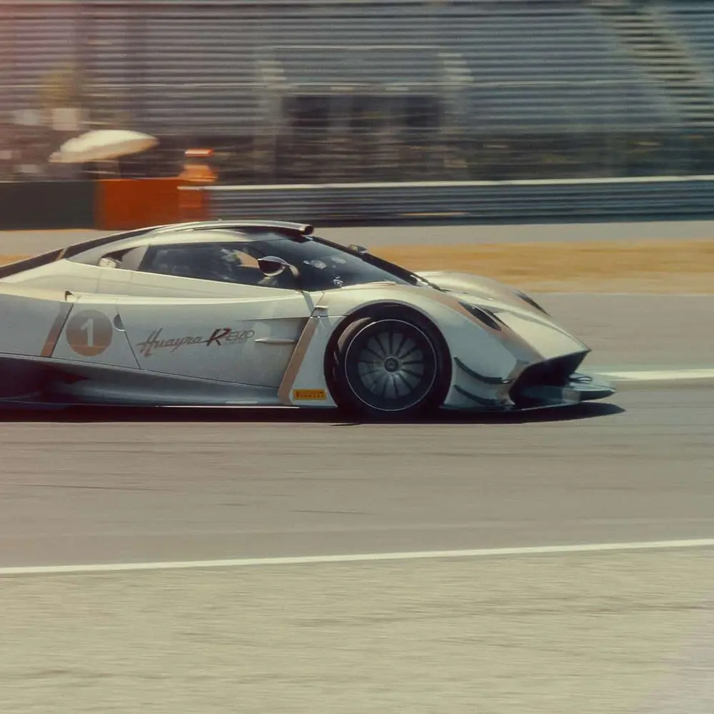 Pagani Record Driver at Laguna Seca with the Huayra R Evo